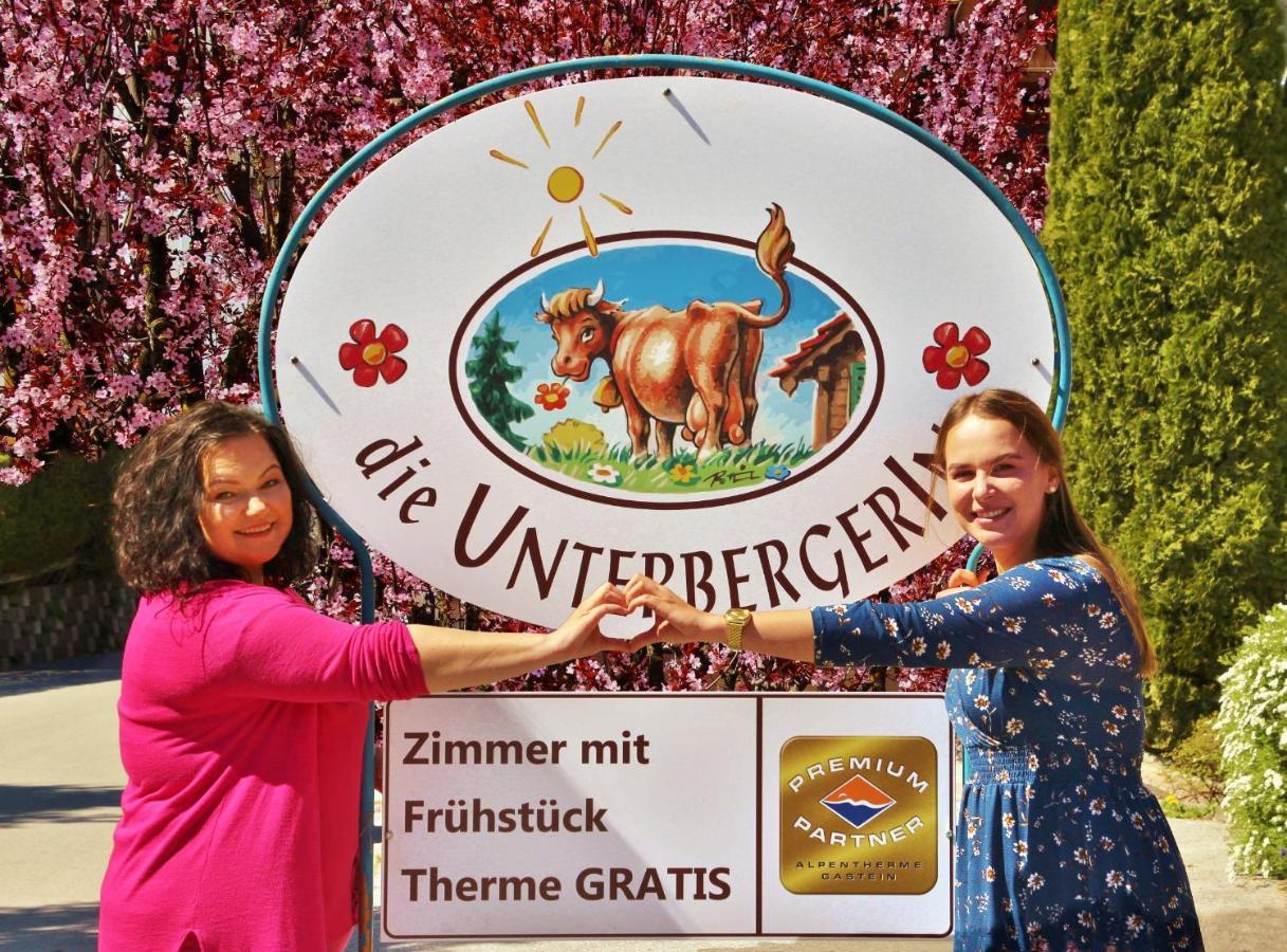 Bauernhofhotel "Die Unterbergerin" - Zimmer Mit Fruehstueck Und Ferienwohnungen In Gastein Mit Gratis Thermeneintritt دورفغاستين المظهر الخارجي الصورة