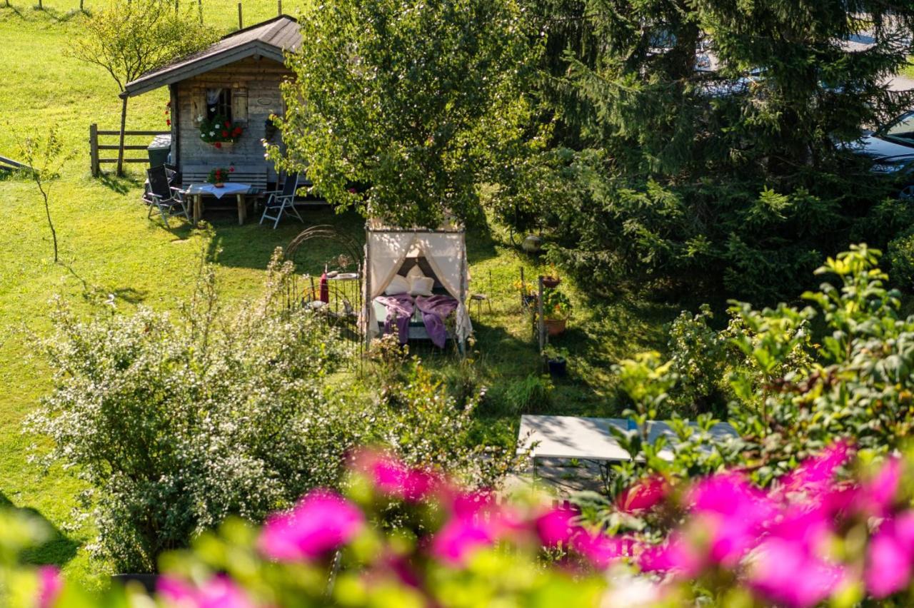 Bauernhofhotel "Die Unterbergerin" - Zimmer Mit Fruehstueck Und Ferienwohnungen In Gastein Mit Gratis Thermeneintritt دورفغاستين المظهر الخارجي الصورة
